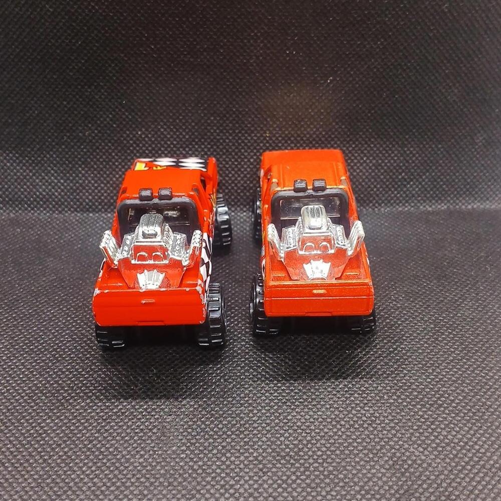 Lot of 2 Vintage 1987 Hot Wheels 3" Big Wheel Pickup Truck - Picture 4 of 6